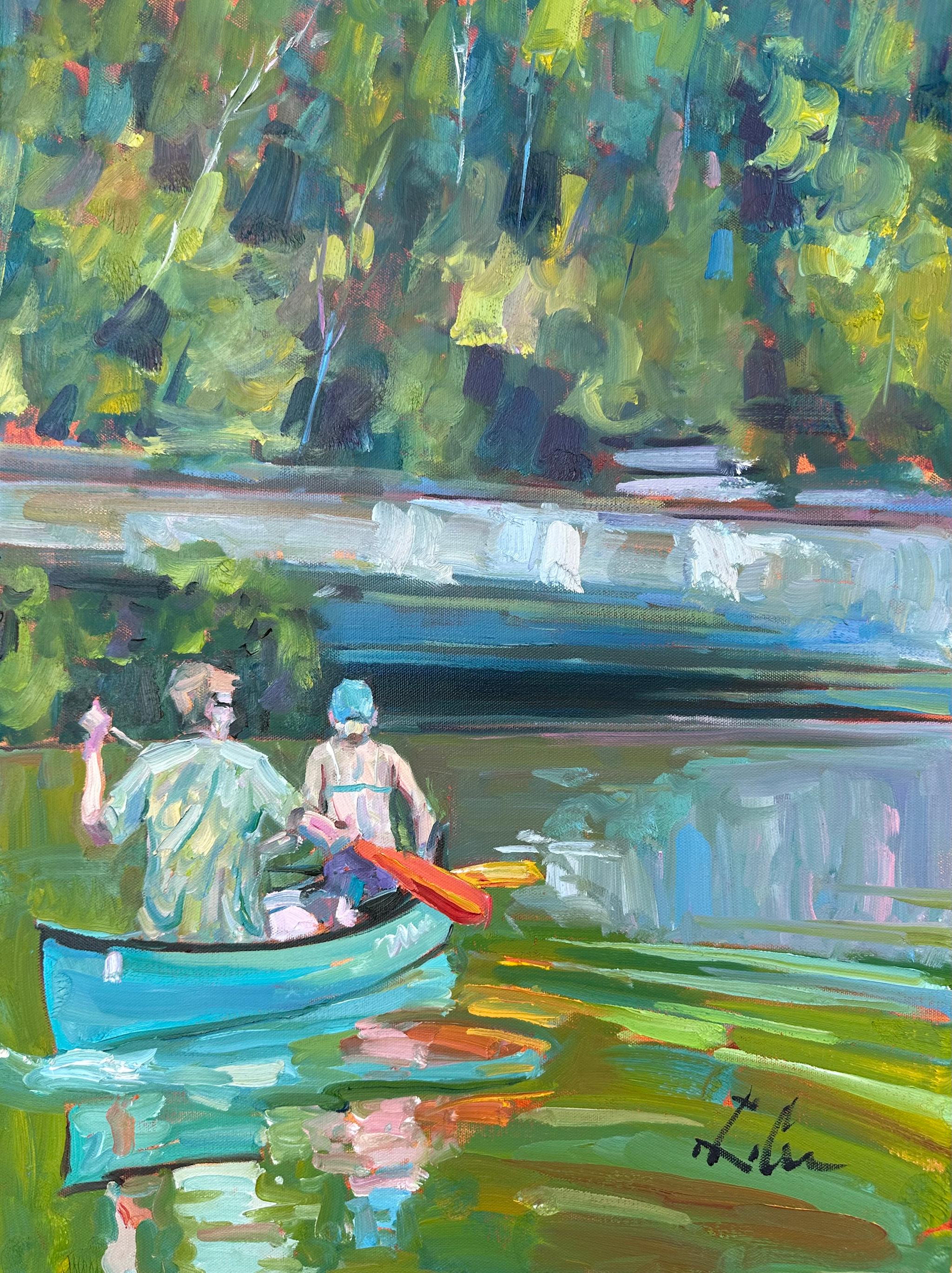 Canoeing Couple